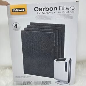 AeraMax Fellowes Carbon Filters for AeraMax Air Purifiers 4 Carbon Filters NIB